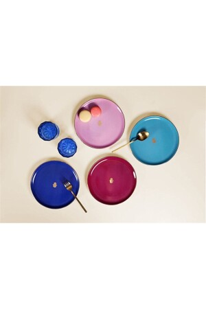 Glamorous 4 Lü Pasta Takımı 20 Cm 04A-P021670 - Porland