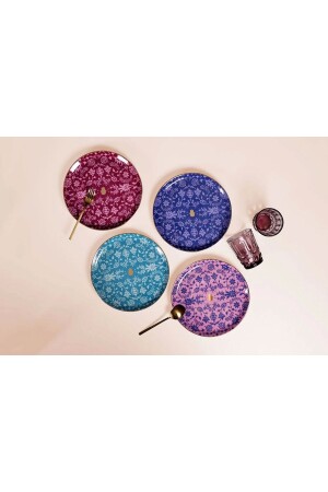 Glamorous 4-Piece Flat Plate Set 24 Cm 007109 - Porland
