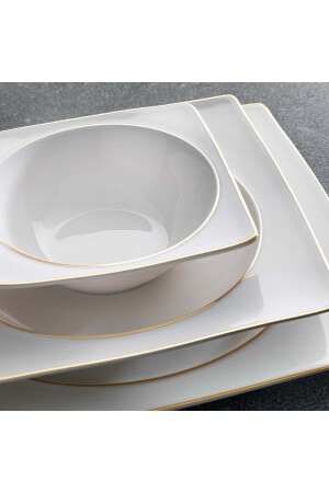 Glamour Pure Geschirrset – 60-teilig – Gold 1S2407-01001-GLD01 - Schafer