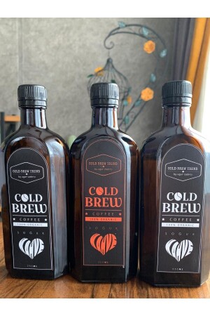Glass Amber Color Coffee Bottle 250 ml 10 Pieces clb250 - COLDBREWTREND