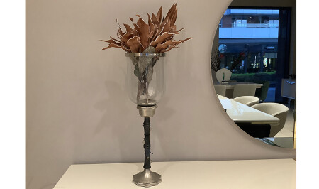 Glass Candlestick - 20463 - Cadde Yıldız