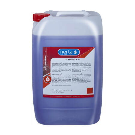 Glass cleaning fluid NERTA Glas-Net LM30, 5L - Nerta