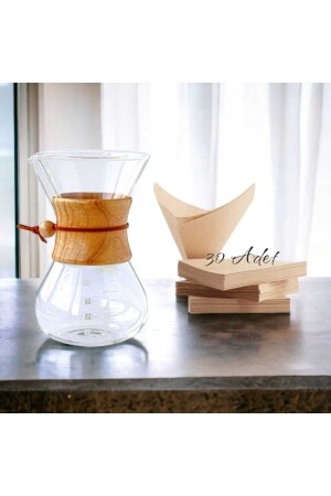 Glass Coffee Brewing Jug and Brewing Paper Set GcCamSetFK - Grossberg Coffee