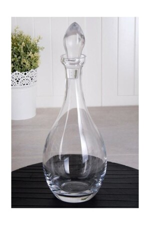 Glass Lid Carafe Bottle Jug ER662 - Bastonlu