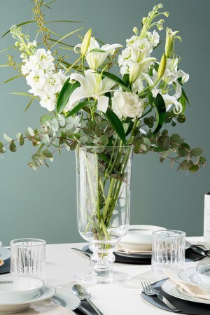Glass Local Model Footed Vase - Glamis