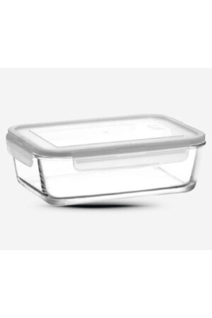Glass Lockable Storage Container 1900cc-new Series Large Rectangular Glass Storage Container frs259 - Lav