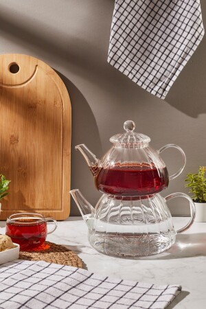 Glass Teapot Heat Resistant Medium Size Glass Teapot Set-borosilicate Glass Teapot - Perotti