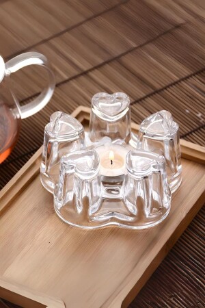 Glass Teapot Heater - Glass Teapot Heater Combining Elegance and Practicality - Large Size - Comprox