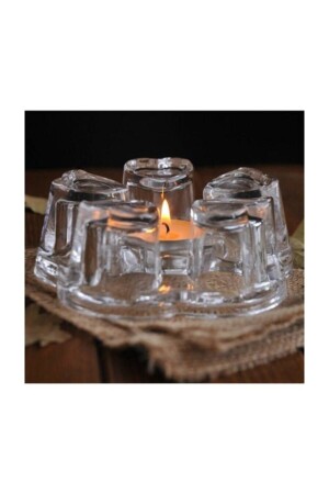 Glass Warmer Teapot Coaster Candle Holder PRA-89858-3020 - ChefPlus