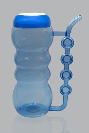 Glass with Long Straw FSS-269-Blue - FreshandEnjoy