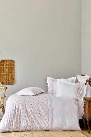 Glen Pink 100% Cotton Double Duvet Cover Set 200. 18. 01. 2323 - Karaca Home