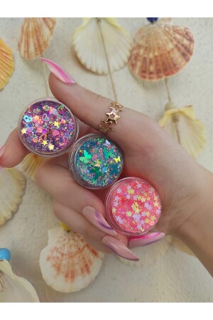 Glitzer-Lidschatten-Gel-Lidschatten 3 Bright Glitter - Hbtasarim