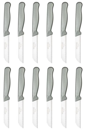 Glitzer Obstmesser 12er Pack Grau EL. 026. 010 - Solingen