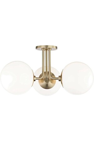 Global Special Design Living Room - Kitchen - Bedroom Glop Glass 3-Piece Antique Chandelier - Modavize