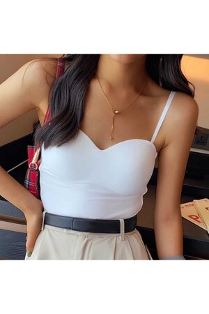 Gloped Strap Bustier Crop Bra Crop Cup Bustier Measurements Available in the Description - Gardiroza