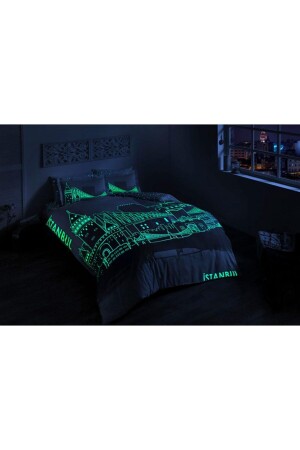 Glow Satin Istanbul Duvet Cover Set 60183963 - Taç