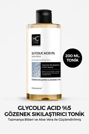Glycolic Acid 5% Peeling Effect Tonic 200 ml 80463 - HC Care