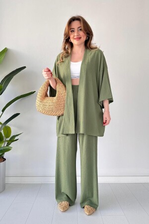 Gofre Ikili Takım Haki - Mazibutik