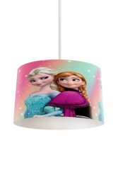 Gökkuşağı Elsa Anna DESENLİ ÇOCUK VE BEBEK ODASI AVİZE AVZ-DT-1039 - DT KIDS