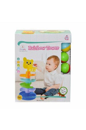 (MNZ-Rainbow Tower Game) (باجر قوس قزح B03. - BİRLİK TOYS