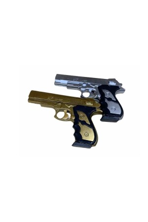 Gold 2 Pieces Color Toy Gun 2 Pieces Beaded Toy Gun Yellow Toy Gun - Mia