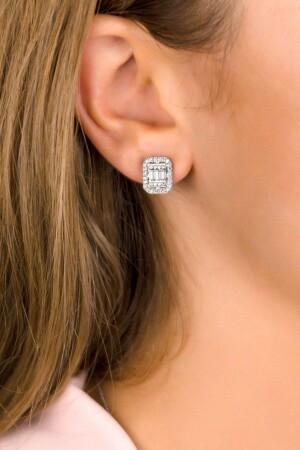 Gold Baguette Earrings - Fay Yamaner