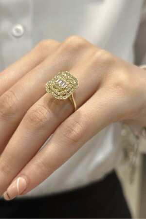Gold-Baguette-Ring - Fay Yamaner