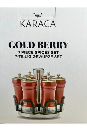 Gold Berry 7 Piece Spice Set 8697918897284 - Karaca
