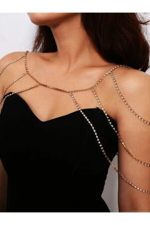 Gold Body Accessory Tiny Shoulder Chain Shoulder Accessory - Qp Angel's