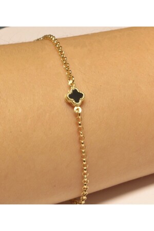 Gold Clover Model Bracelet - Hakan Güler Kuyumculuk