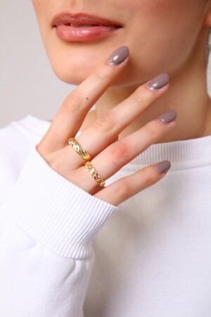 Gold Color 2 Rings - Aurrari