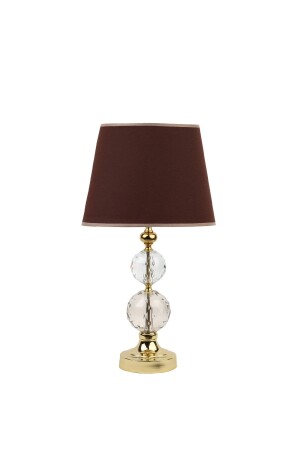 Gold Crystal 2-Piece Globe Lampshade - Dark Brown ABJ2112014 - Vinner