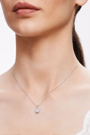 Gold Drop Necklace KLINTVR04-24627-M - Altınbaş