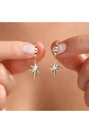 Gold Earring Polar Star - Sembol Gold