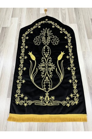 Gold Embroidered Prayer Rug Bride Groom's Bundle Gift Dowry - Ayhanhome