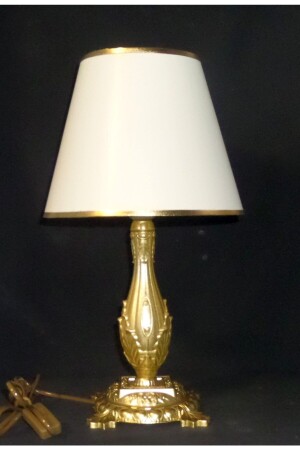 Gold Lampshade Cast Iron Leg 3222000 - TEKAY AYDINLATMA