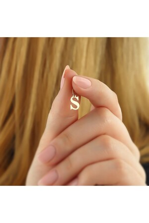 Gold Letter S Pendant SV0329 - Glorria