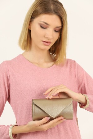 Gold Line Pattern Evening Dress Bag GOLDBÜLBL - efnanstore
