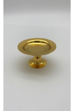 Gold Plated 6-Piece Macaron Holder Coffee Serving Mini Turkish Delight Bowl - Fiyakalı Ürünler Atölyesi