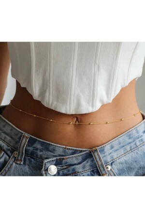 Gold Plated Heel Waist Chain - Vi Store Vi Jewelry