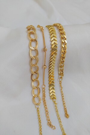 Gold Plated Women's Combination Bracelet - Koba