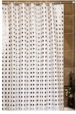 Gold Point Bathroom Curtain PVC - Prima Nova
