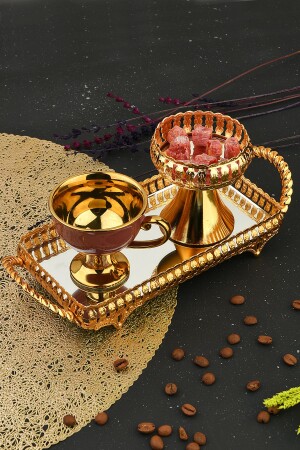Gold Şehzade Presentation Tray AVM4565 - AVMSTORE