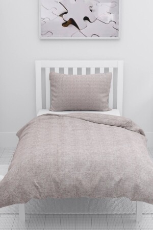 Gold Single Duvet Cover Set - Beige F1225 - FAVORA