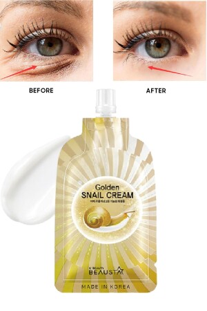 Gold Snail Cream for Eye Area and Face CİCA04 - BEAUSTA
