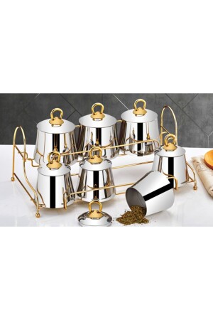Gold Spice Set Pyramid 125 - SILA PORSELEN