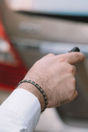Gold String Men's Bracelet GB17 - Talas Kuyumculuk