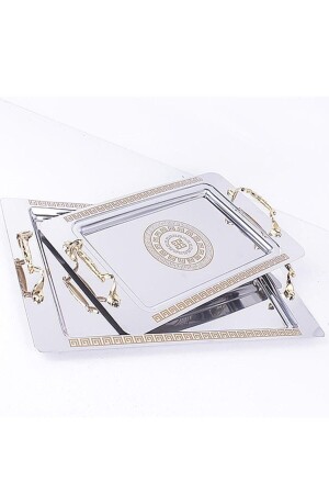 Gold Tray 2 pieces 8680177640449 - Pınar