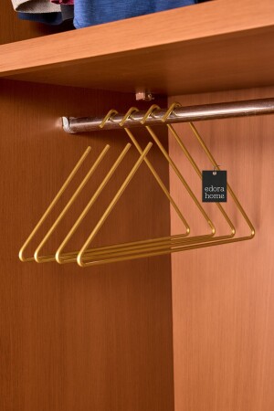Gold Triangle T-Shirt- Dress- Shirt- Swimsuit Hanger- Stylish Design Store Store Hanger-metal Stainless - Edora Home