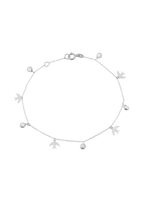 Gold White Phoenix Bracelet GLASV0532 - Glorria